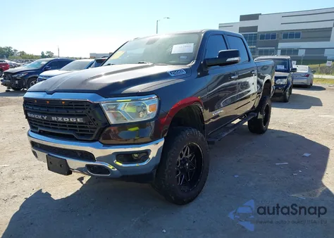 2019 Ram 1500 Big Horn/Lone Star 4X4 5'7 Box из США, поврежденный, VIN 1C6SRFFTXKN667982